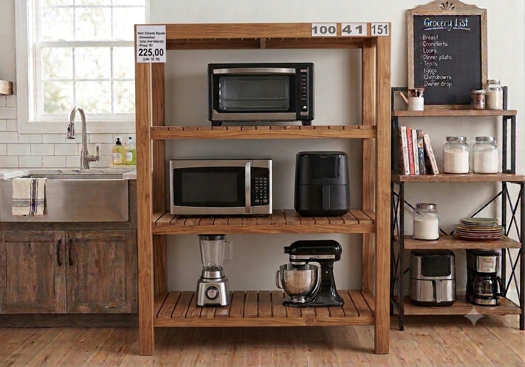 Estante para forno micro-ondas